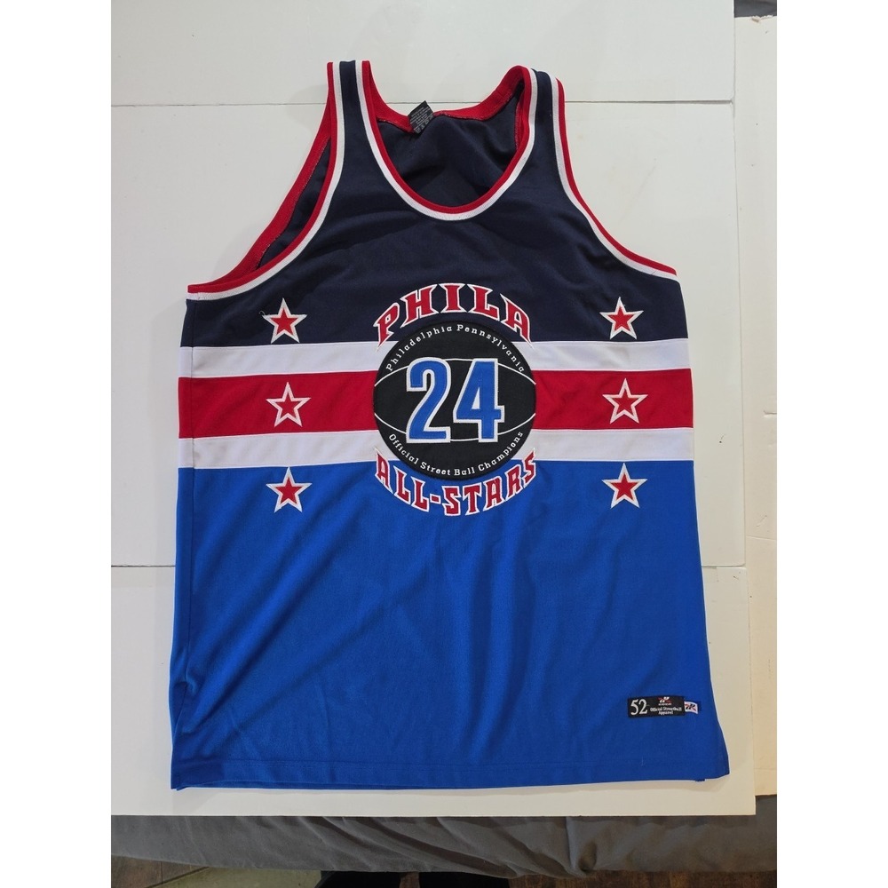 VTG Headgear Philadelphia Street Ball All-Stars Jersey #24 Kobe Bryant Size 52